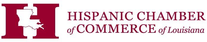 The logo for the hispanic chamber of commerce of louisiana