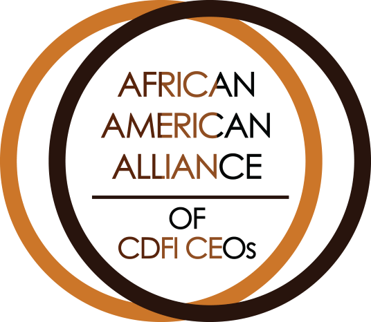 The logo for the african american alliance of cdfi ceos