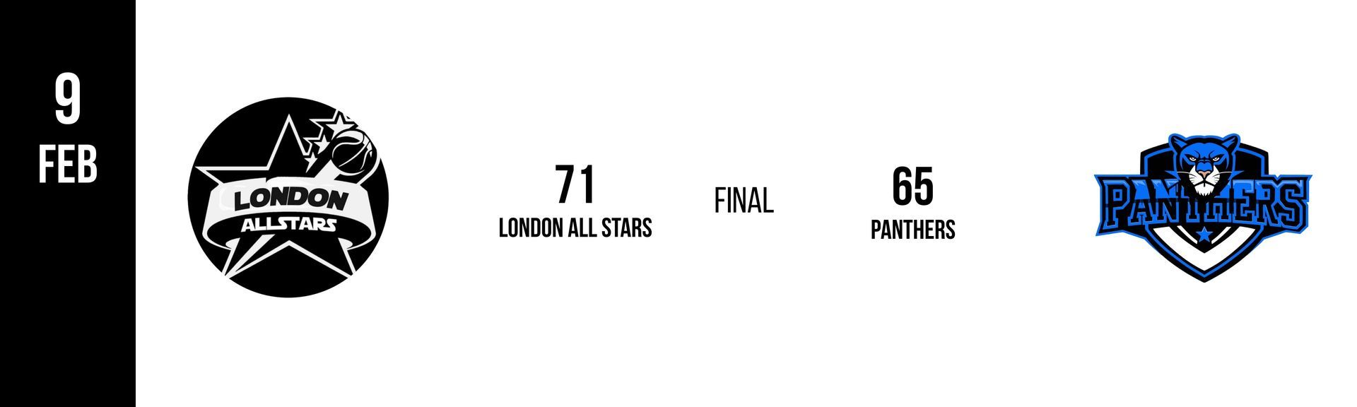 Match announcement: London Royal Ravens vs. Paris Legion on February 9.