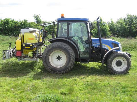 tractor mounted grass treatment tank
