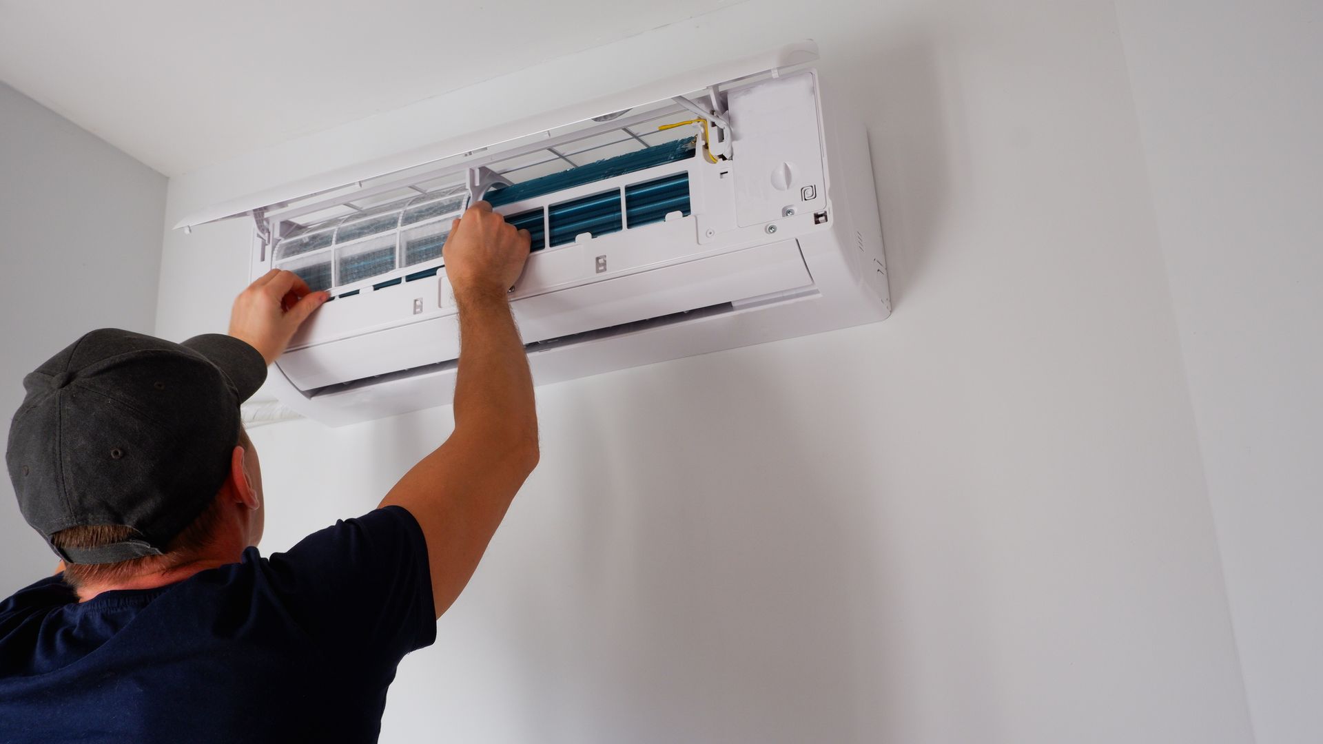 Maintenance of the air conditioner.