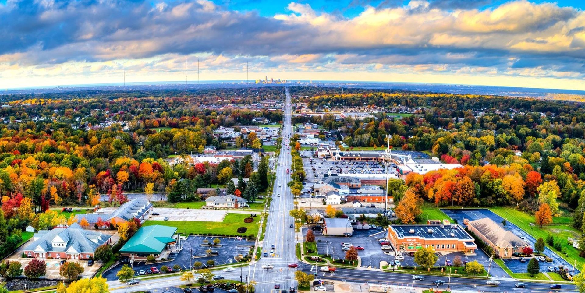 Broadview Heights from above