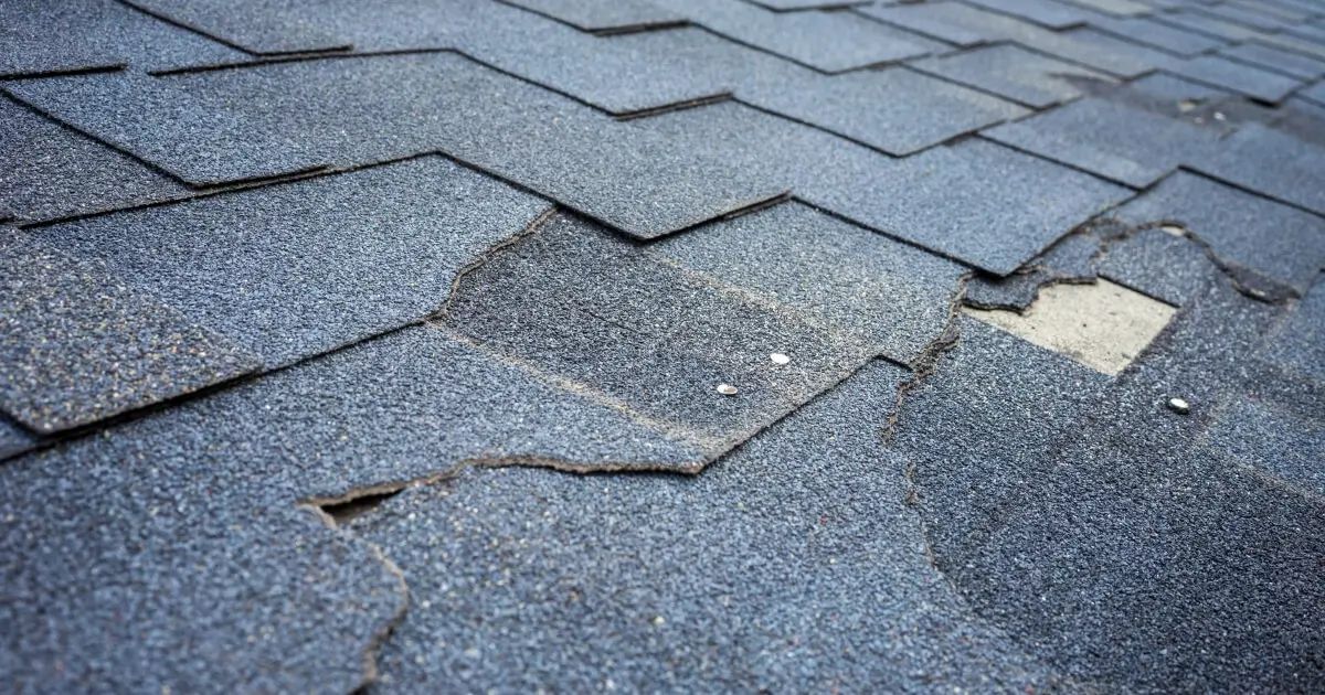 Cleveland damaged shingles