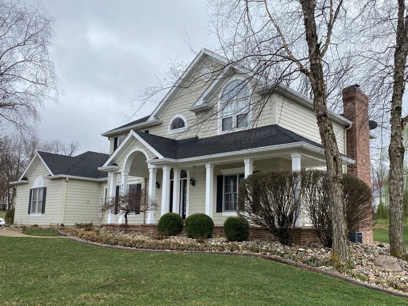 Siding replaced with James Hardie Siding in Hudson, Ohio