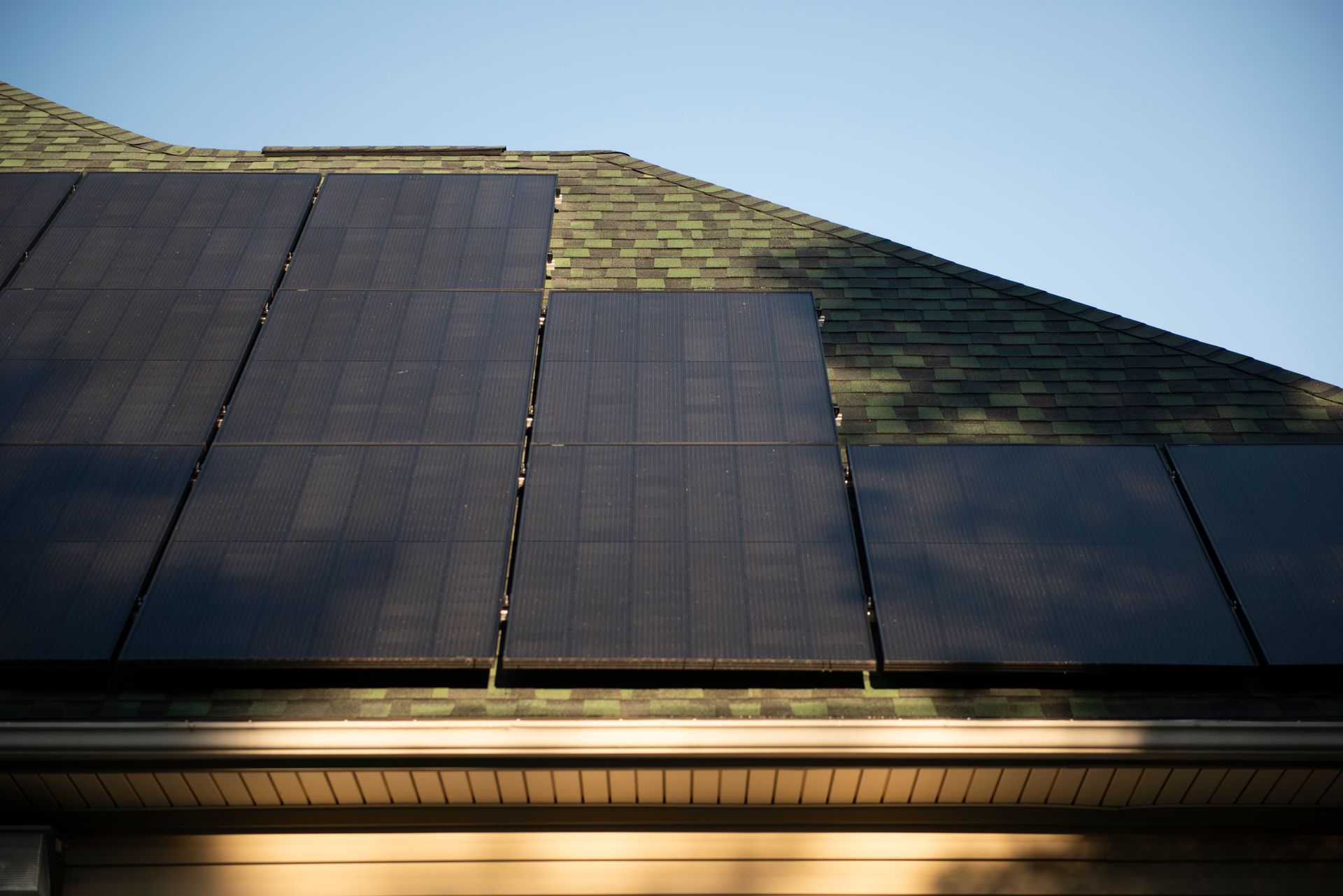 Solar Panels on a Northeast Ohio home