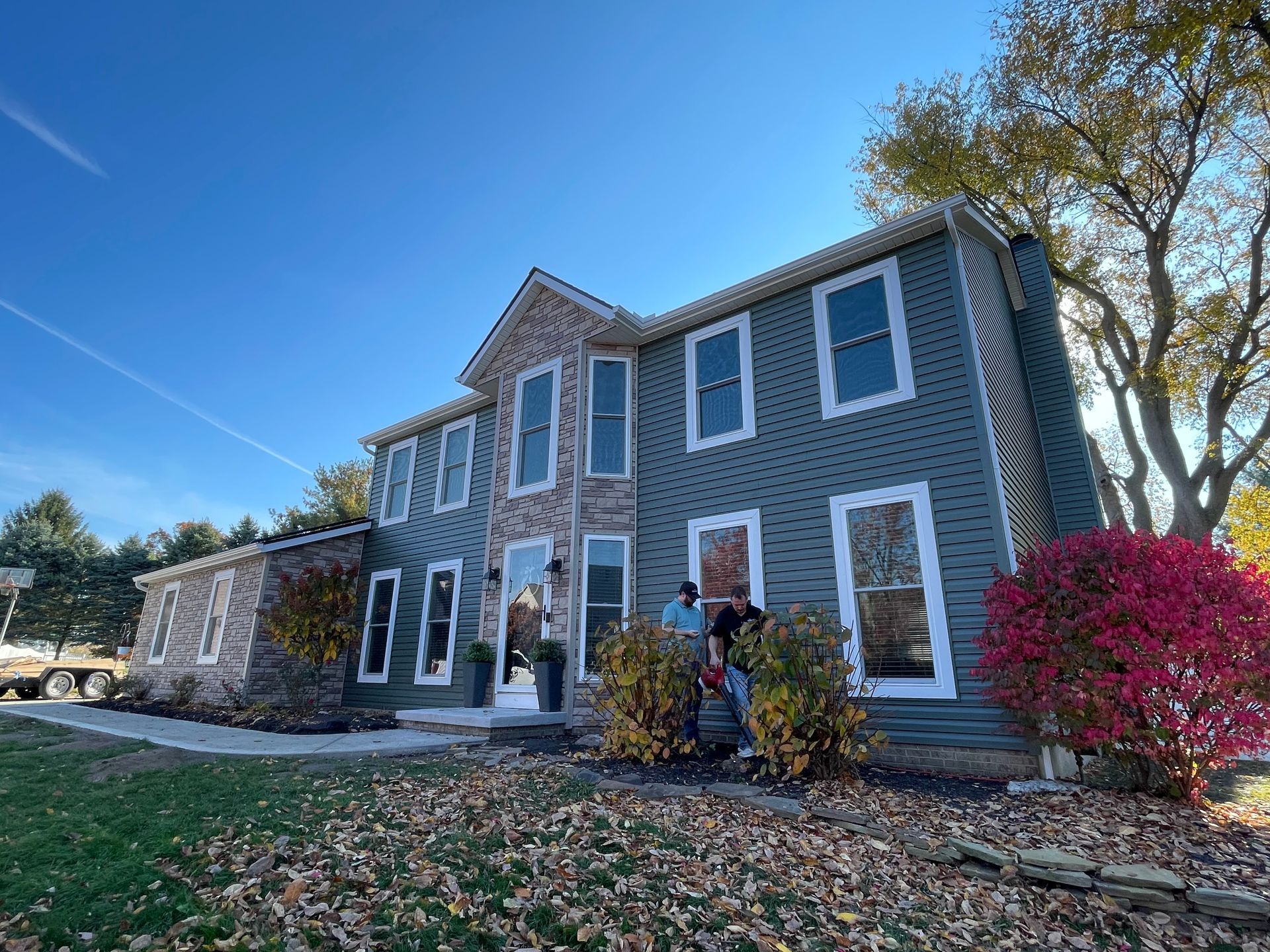 New Siding on a home in Hudson