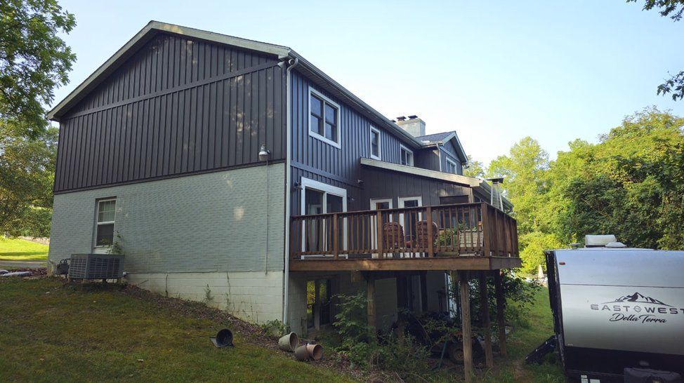 Vertical metal siding