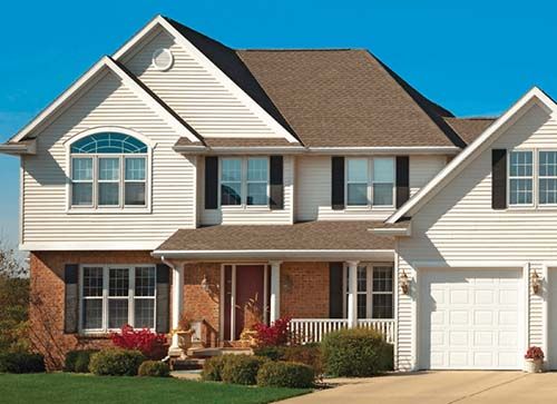 Vinyl siding on a Northeast Ohio Home