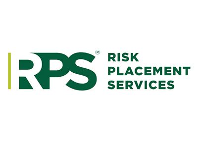 RPS Risk Placement Services logo in green with a yellow vertical bar on a white background