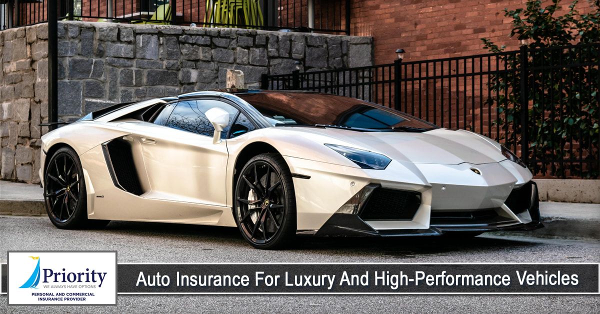 A white sports car is parked on the side of the road.