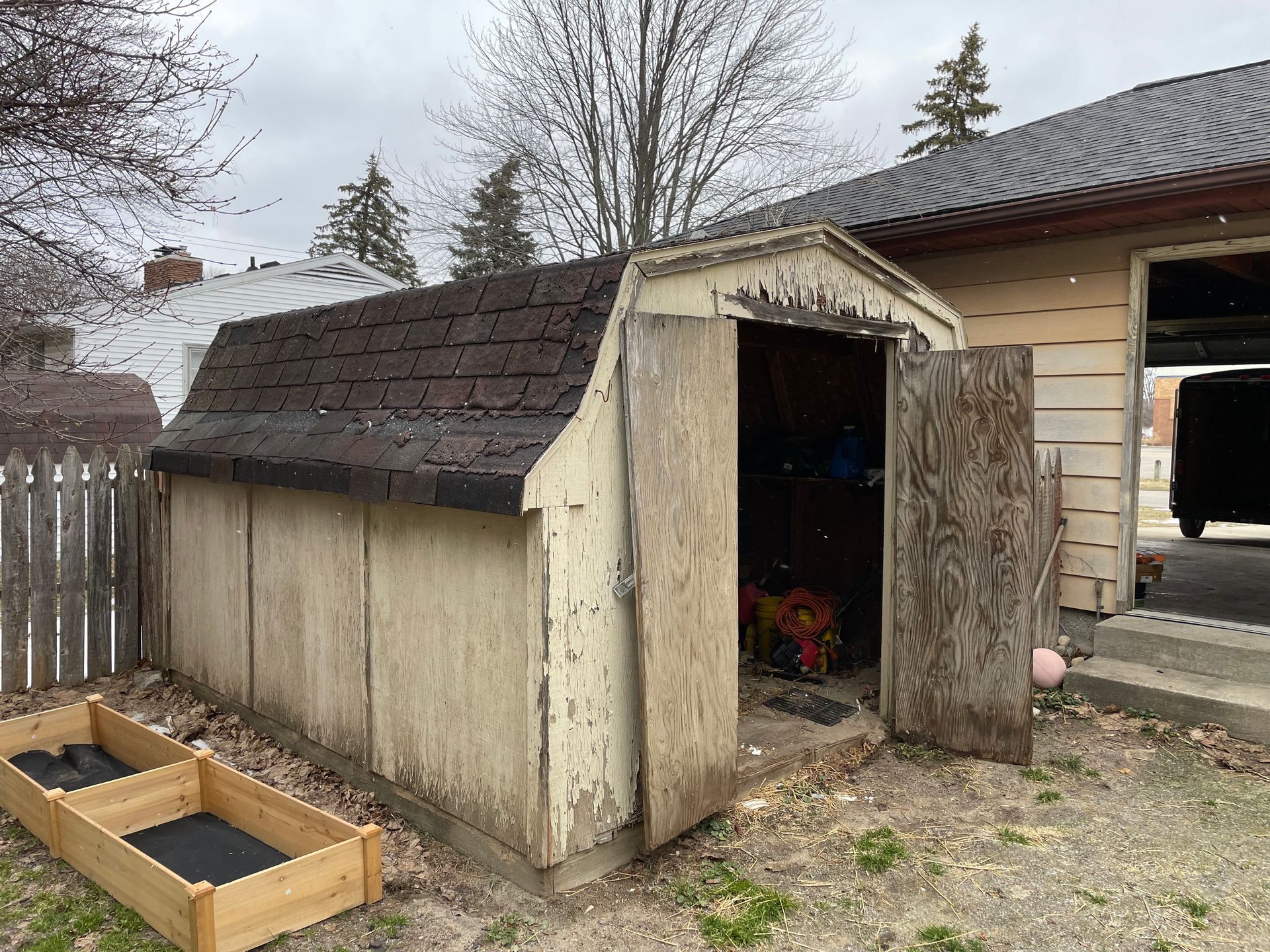 what do i do with an old shed grand rapids