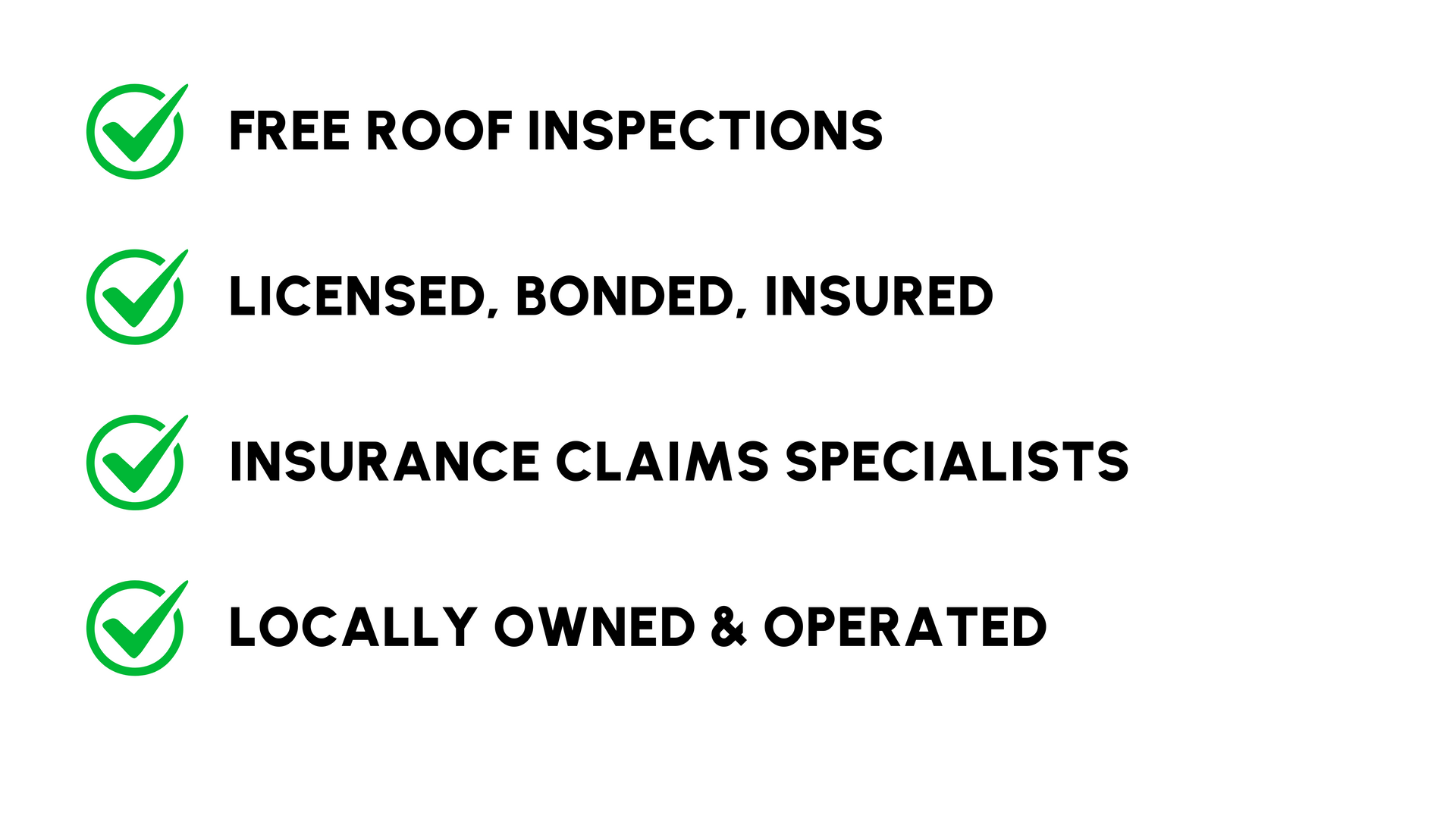 free roof inspections northwest Arkansas