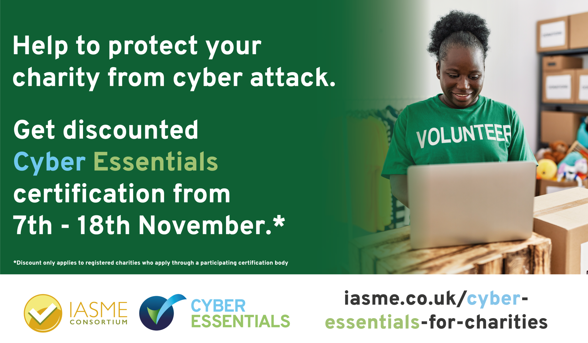 IASME working with the National Cyber Security Centre to educate charities about Cyber Security