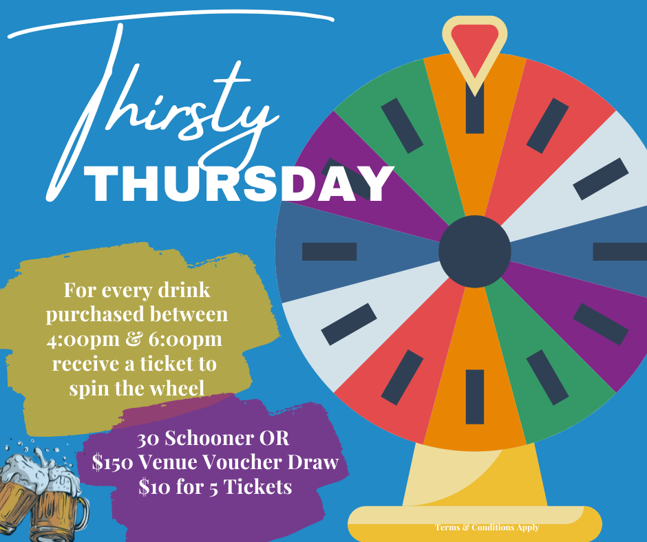 Thirsty Thursday graphic