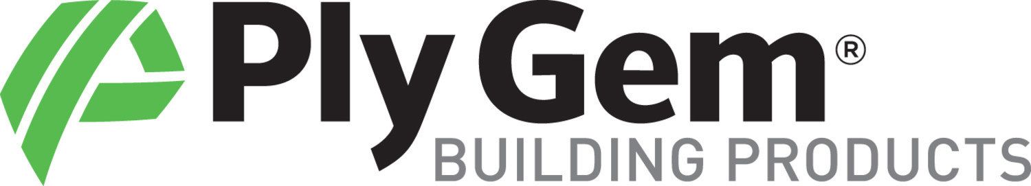 Ply Gem Building Products logo: Black text 