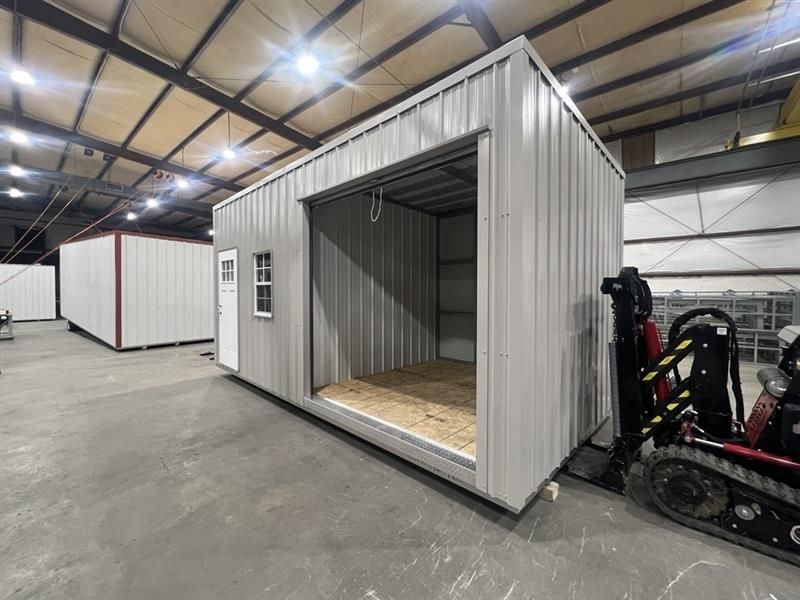 20'x10' Office and Storage Building in Ash Grey (260021)