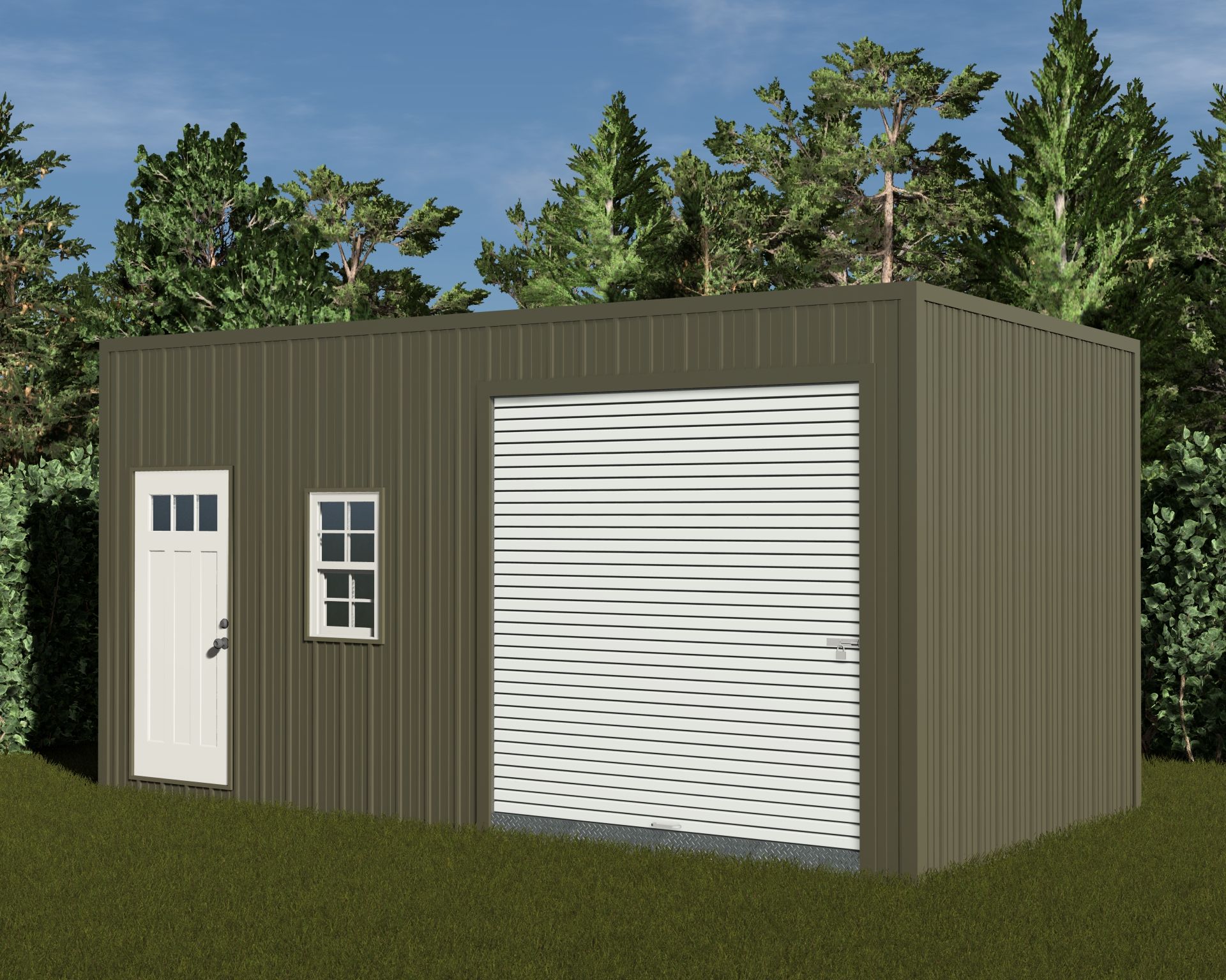 20x10 Office & Storage Building