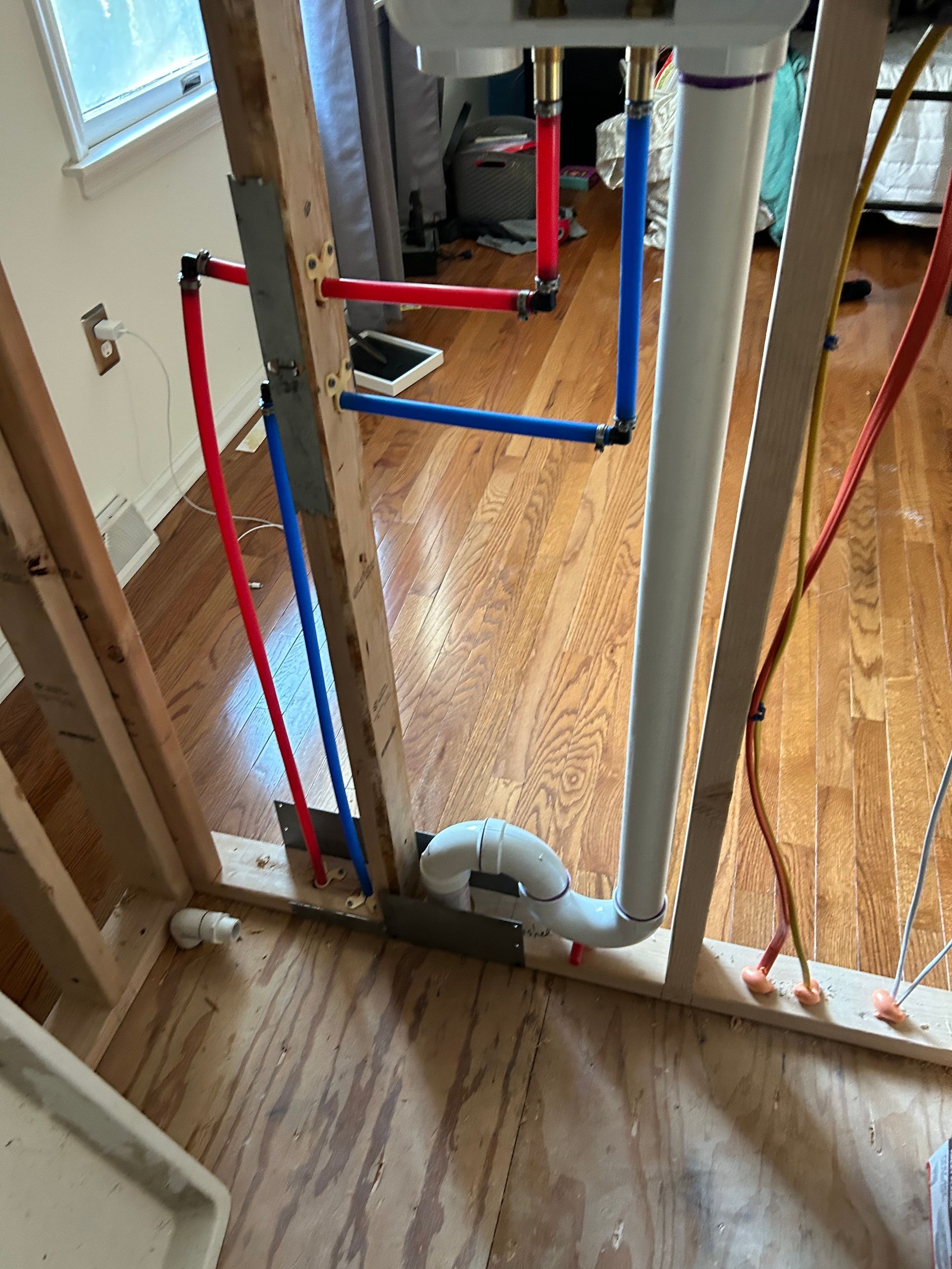 Installing Water Pipes — Lansdale, PA — Abbey Plumbing & HVAC