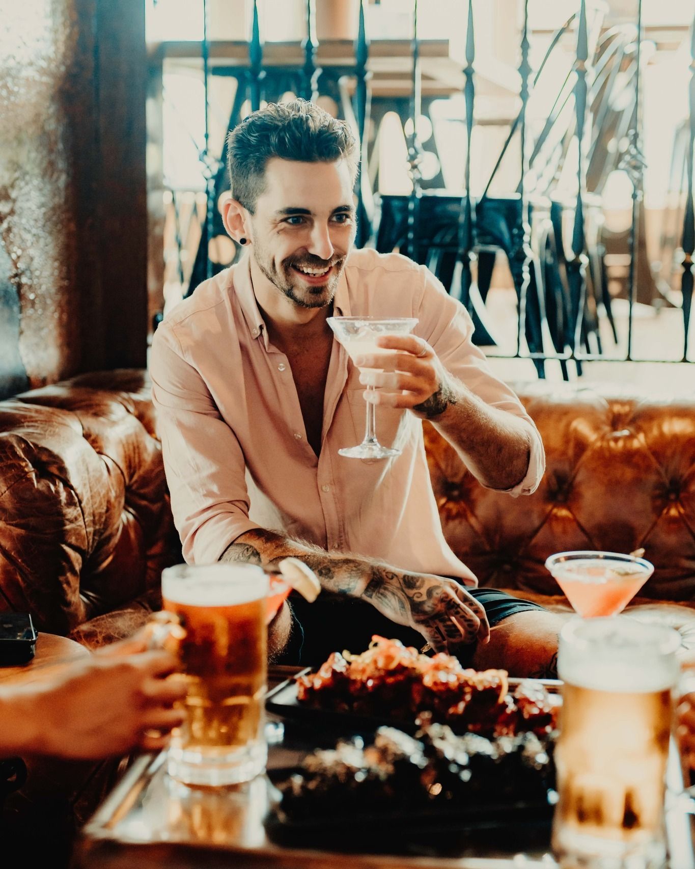 Man Drinking Cocktail — Surfers Paradise, QLD — Steampunk Surfers Paradise