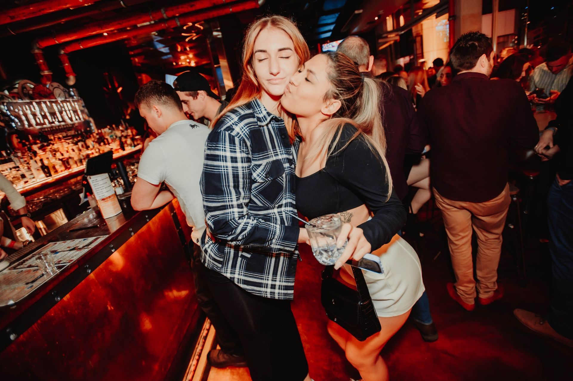 Two Girls Hugging — Surfers Paradise, QLD — Steampunk Surfers Paradise