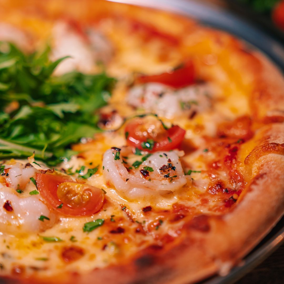 Close-Up on Pizza — Surfers Paradise, QLD — Steampunk Surfers Paradise