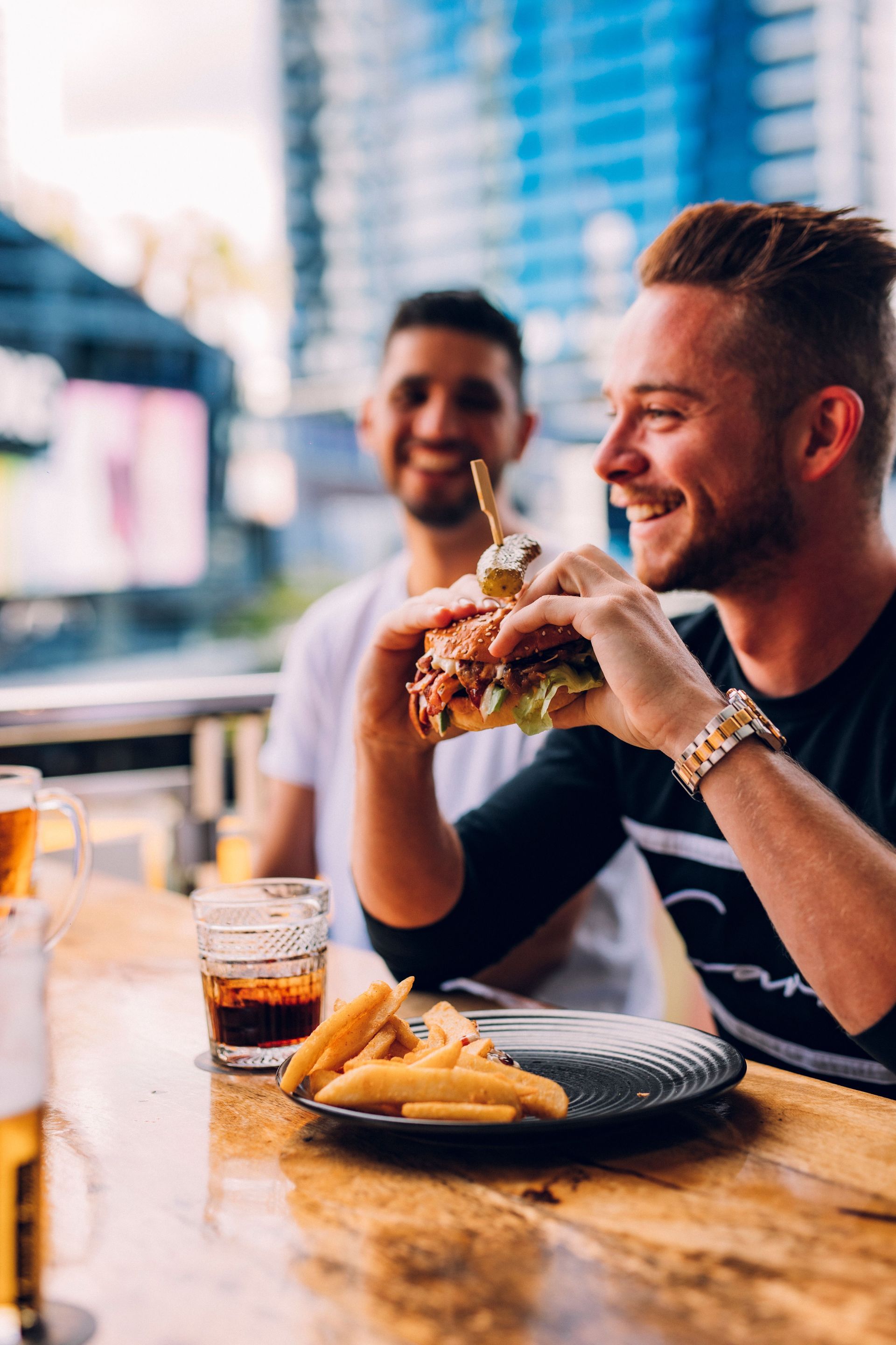 Man Eating Burger — Surfers Paradise, QLD — Steampunk Surfers Paradise