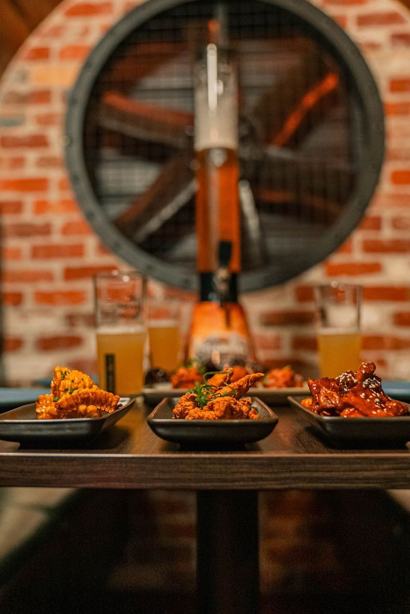 Spicy Chicken Wings and Tower of Beer — Surfers Paradise, QLD — Steampunk Surfers Paradise