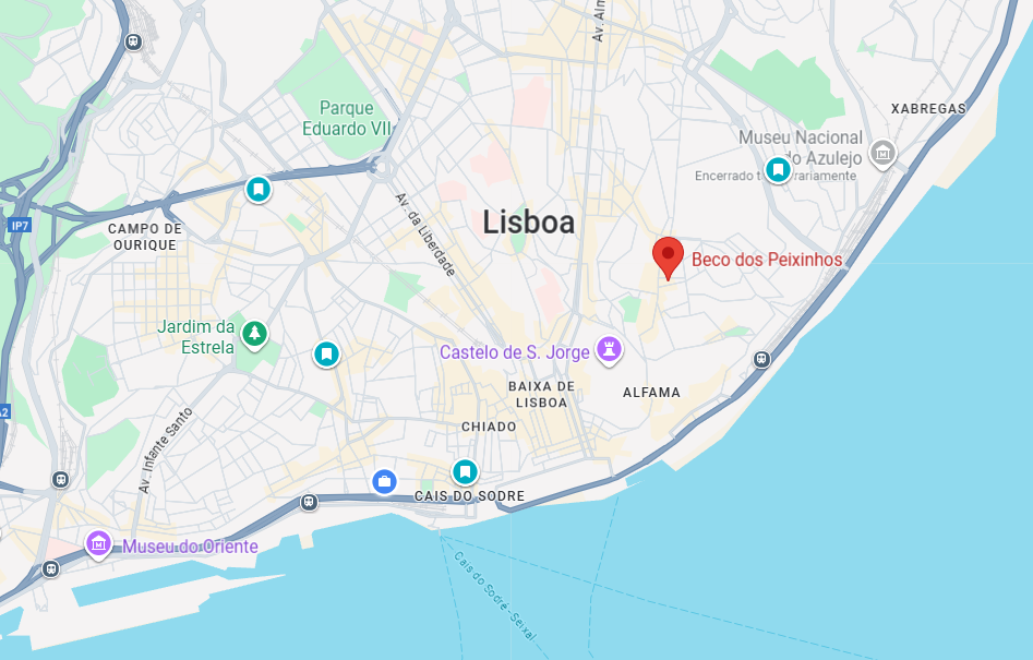 Jardim da Glória, Beco dos Peixinhos, Graça, Lisboa