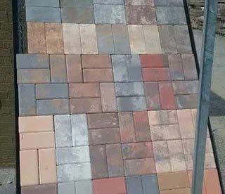 variety of paving stone colors