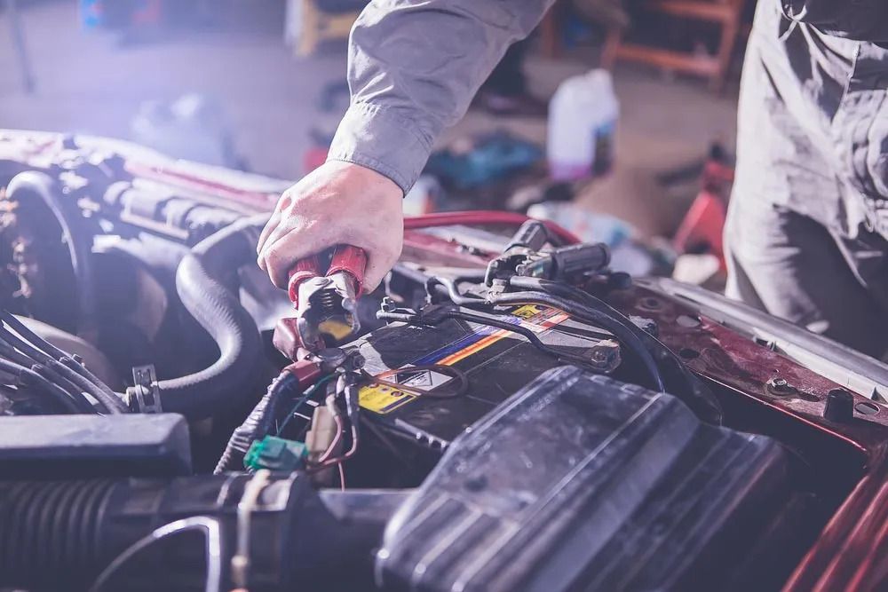 Worker Fixing Engine —  Auto Electrical Services in Illawarra, NSW