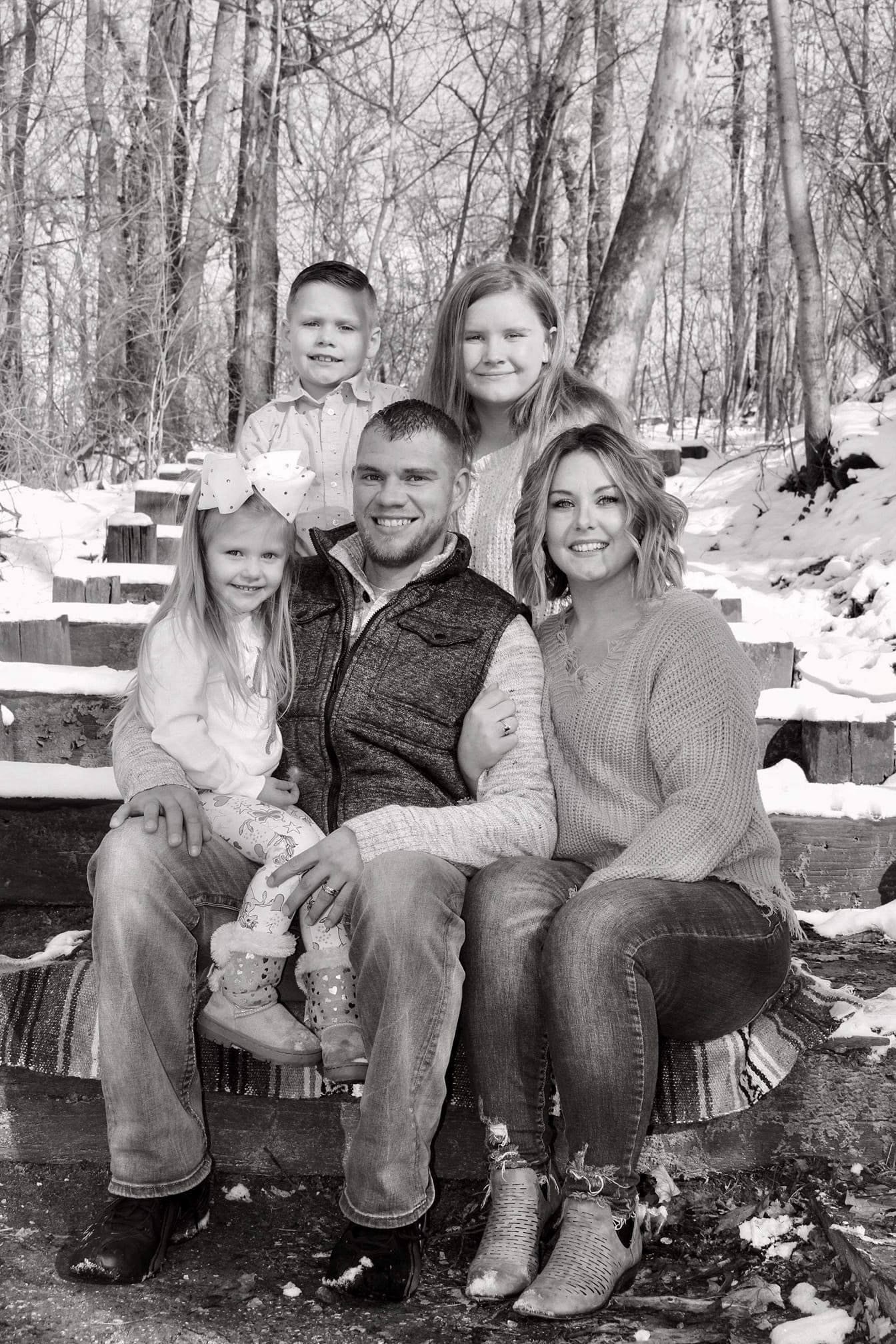Amberly and Skyler Forrest and their children