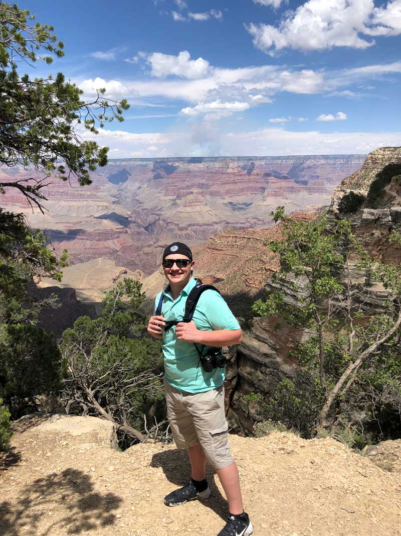 Gavin at the Grand Canyon
