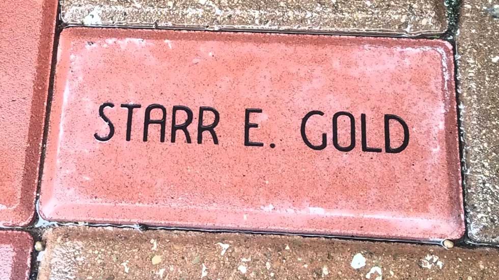 Starr E. Gold's Brick