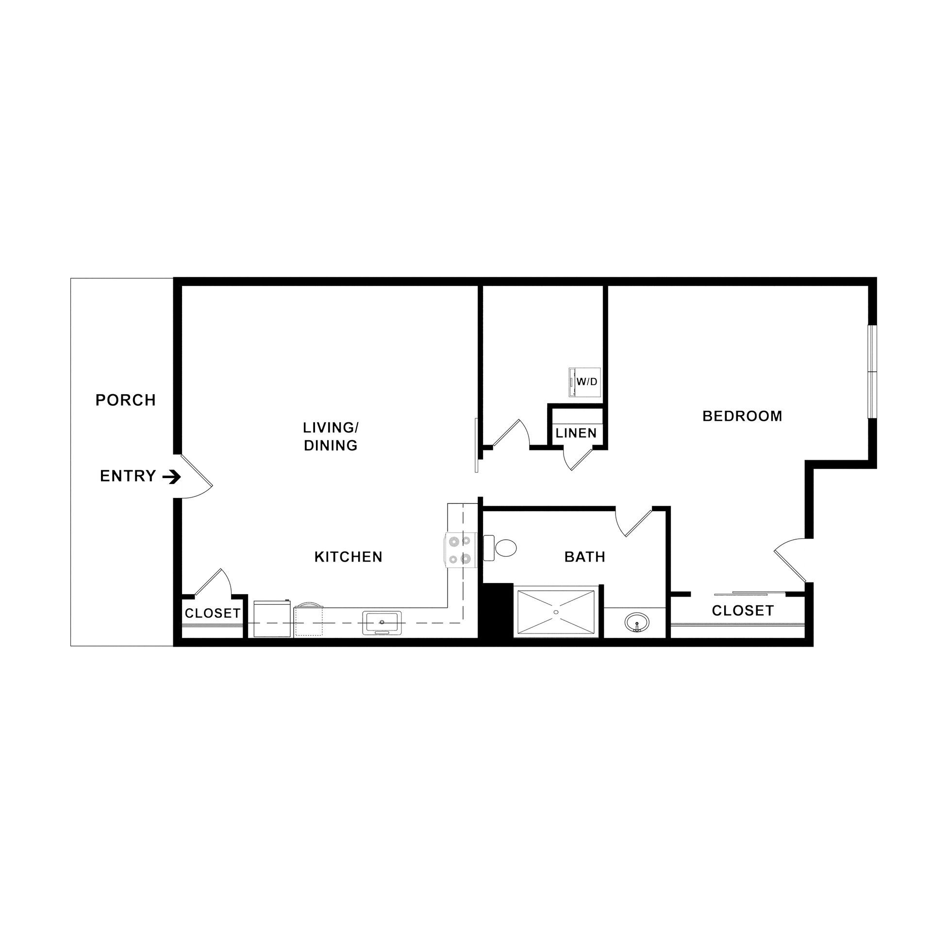 1 bedroom blueprint