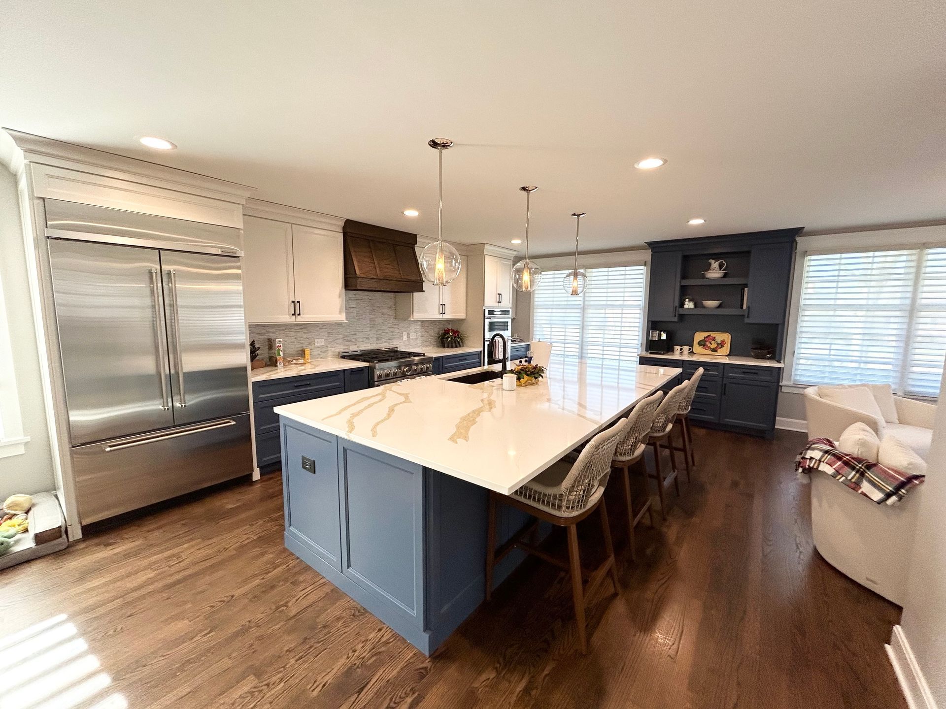 Custom home custom kitchen in the western suburbs of Chicago Illinois. Naperville, Hinsdale, Western Springs  Illinois