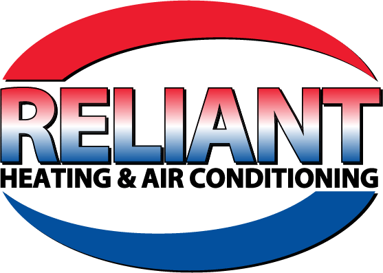 The logo for reliant heating and air conditioning