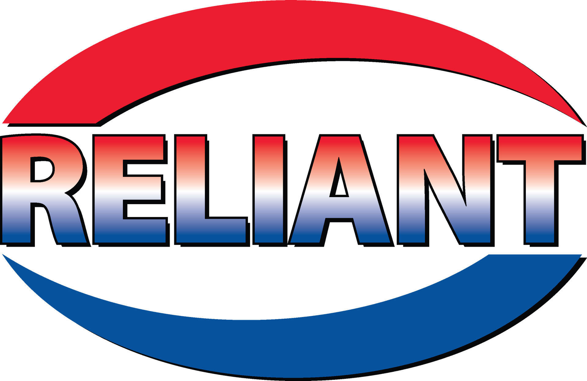 The logo for reliant heating and air conditioning
