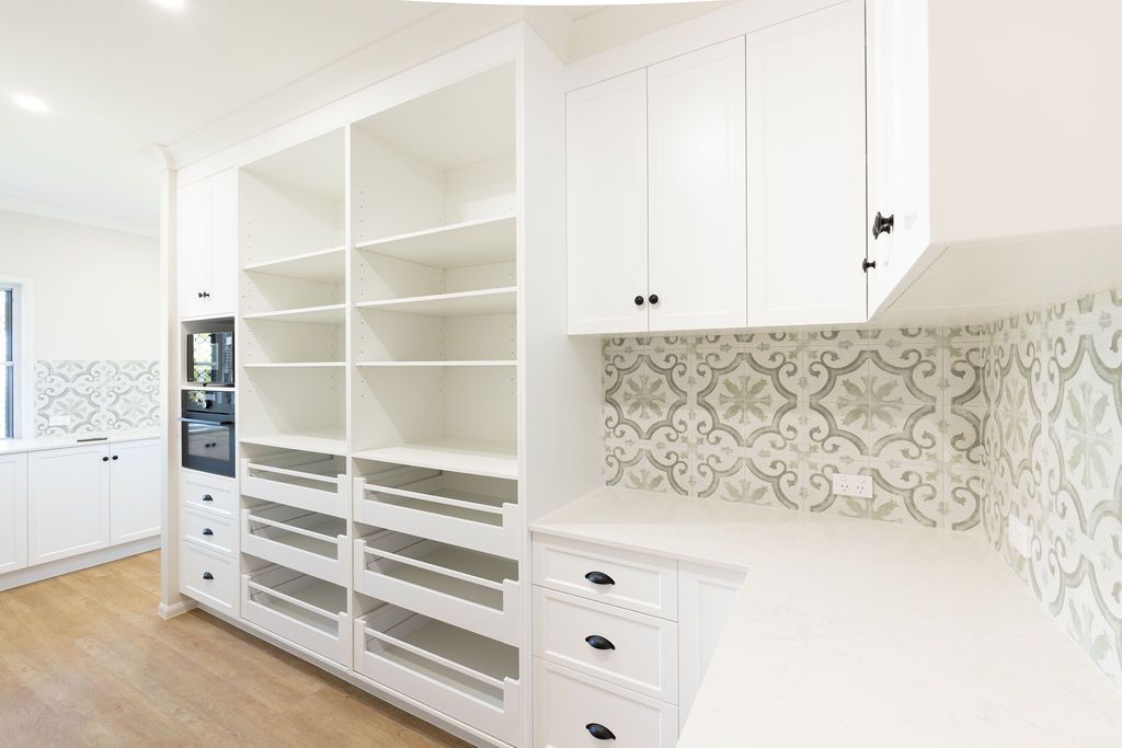 Kitchen Shelves and Cabinet — Builders in Yeppoon, QLD