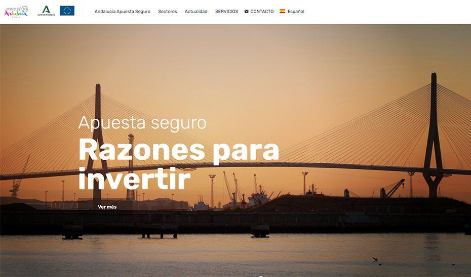 Acceder a la web de Invest in Andalucía Invertir en Andalucia