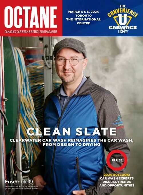 Cover of Octane magazine featuring Travis from ClearWater CarWash