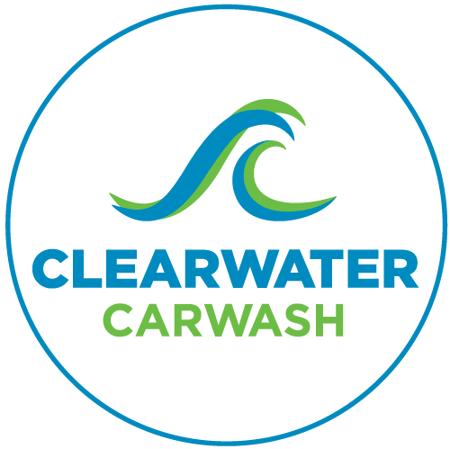 clearwater carwash waves logo in canada
