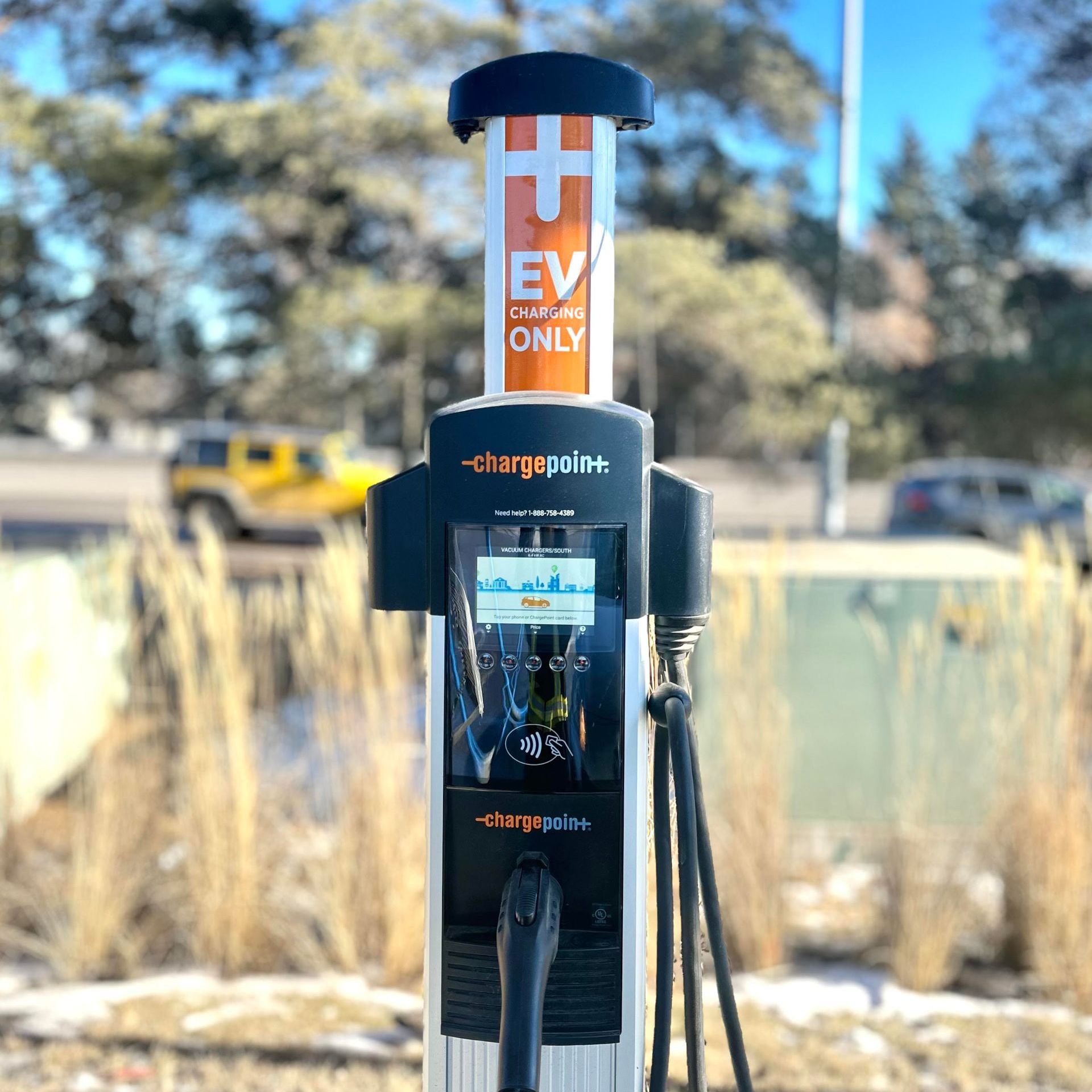 Sustainably clean clearwater carwash ev charging station