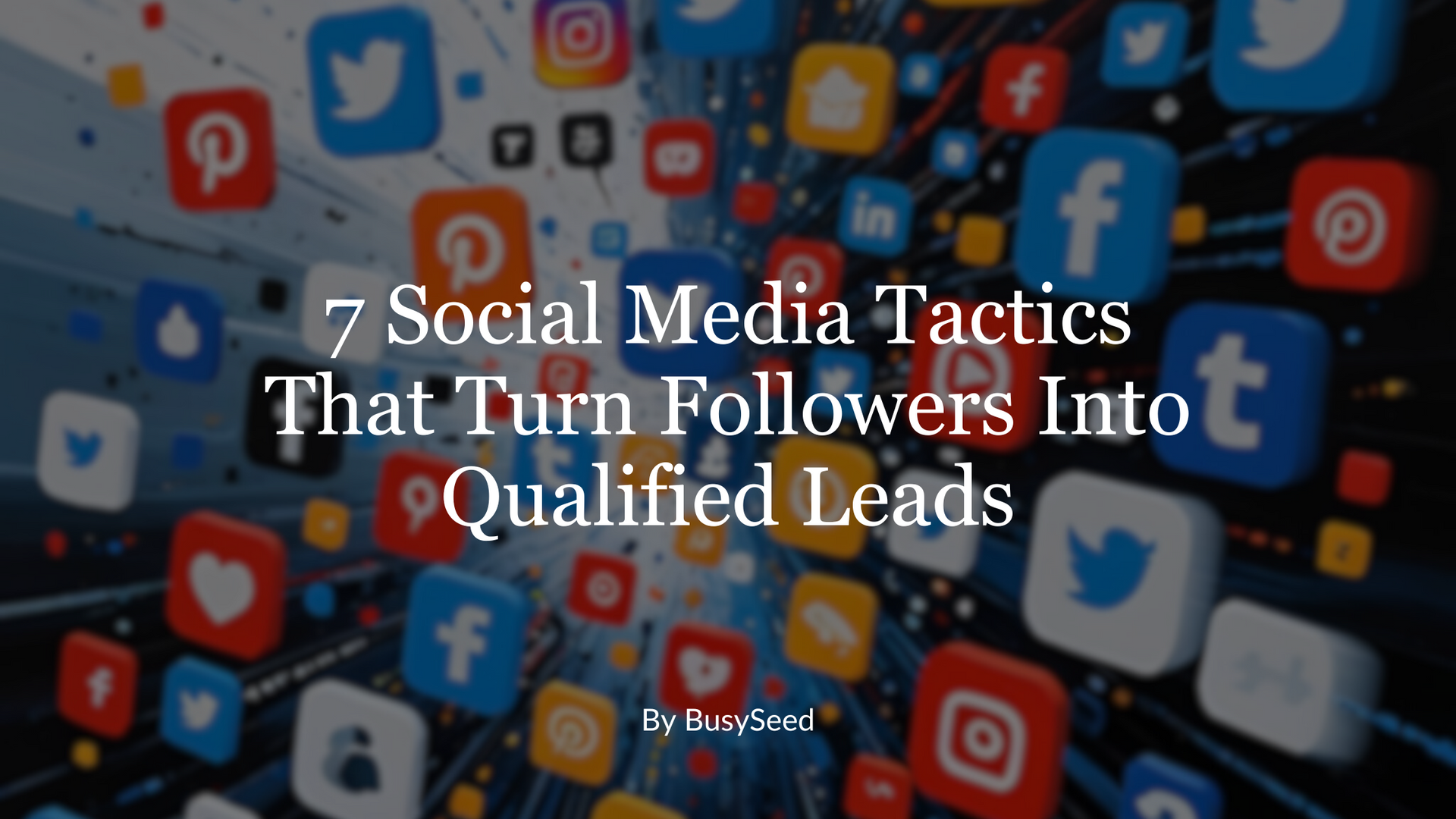 Graphic with social media icons, text 
