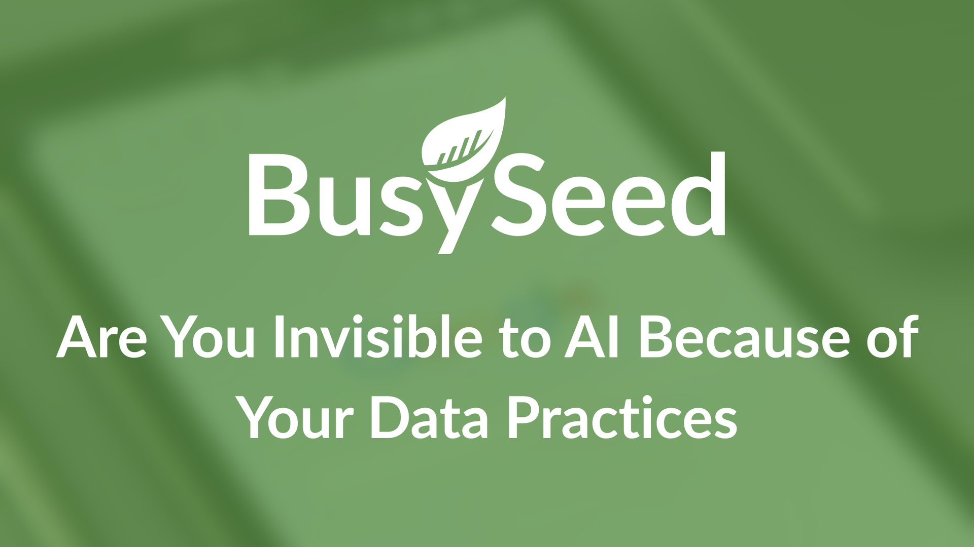BusySeed logo with text:
