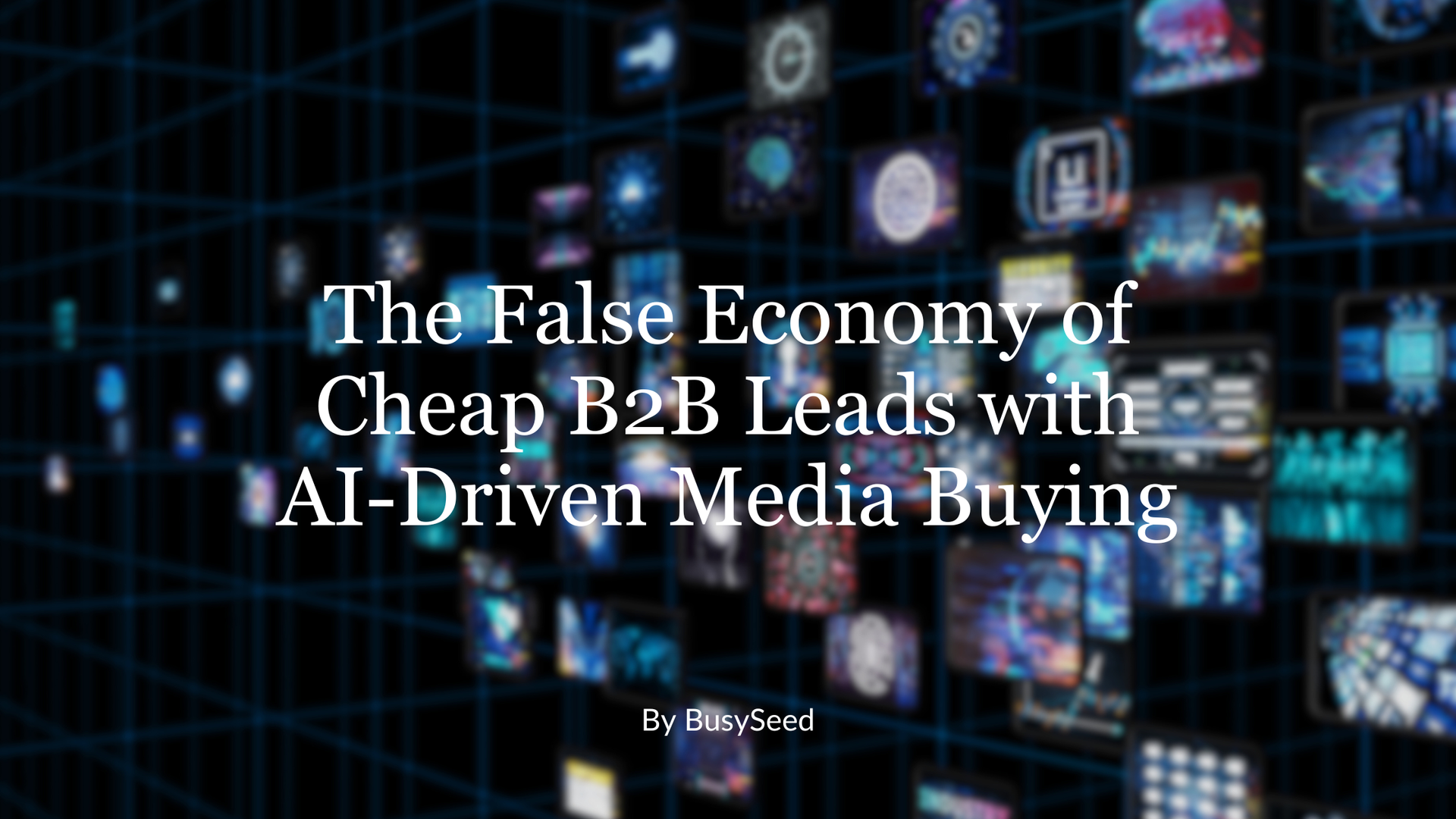 Text overlay on a digital background: 