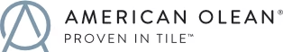 The logo for american olean is proven in tile