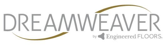 A logo for a company called dreamweaver by engineered floors