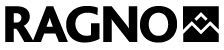 A black and white logo for ragnom on a white background
