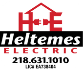 A logo for a company called heltemes electric llc