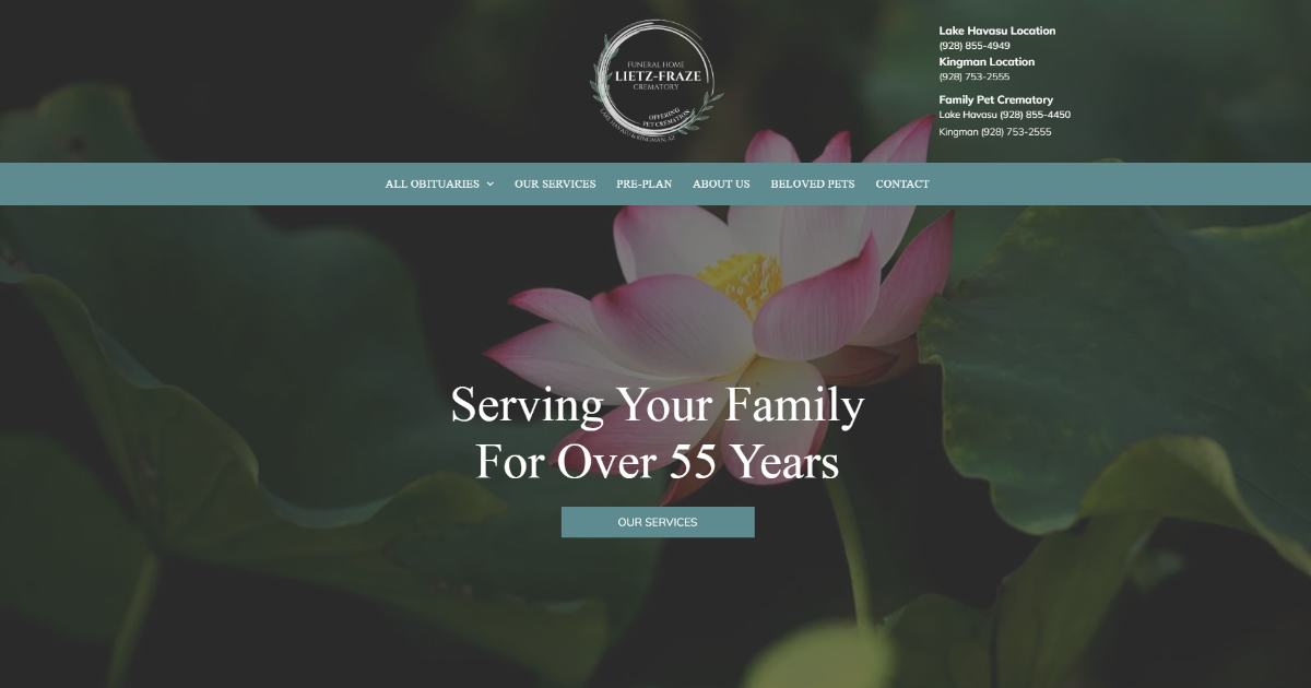 Lake Havasu Obituaries - Lietz-Fraze Funeral Home | Lake Havasu, AZ